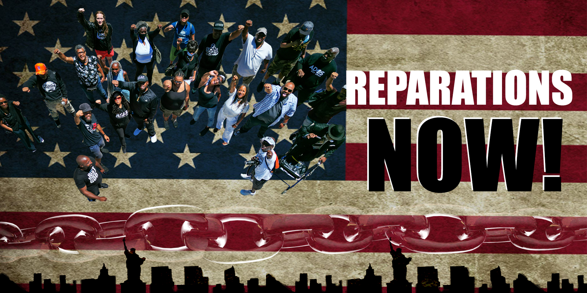 Reparations Now! Documentary Horizontal Theatrical Poster